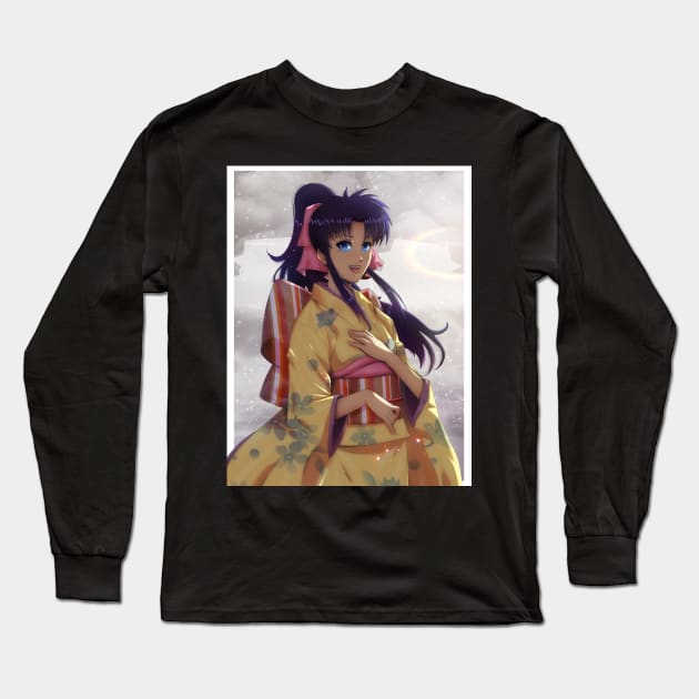 Kaoru Kamiya Rurouni Kenshin Long Sleeve T-Shirt by DeyvidEndo182